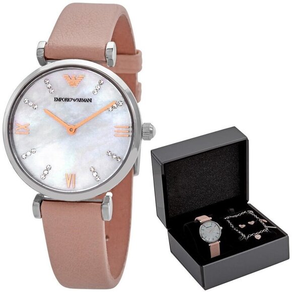 FX02661B NWT Emporio Armani Fashion Ladies Quartz Steel Authentic Watch - Picture 1 of 4